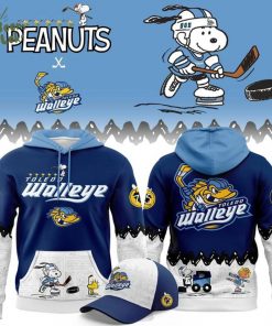 Limited Edition Idaho Steelheads ” Peanuts Night ” Snoopy Hoodie 2025