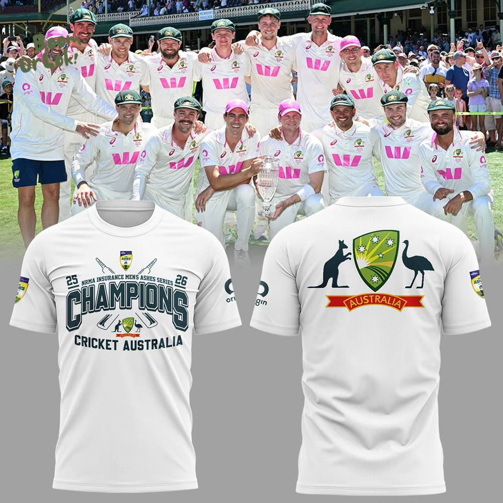 Limited Edition NRMA Insurance Men’s Ashes Champs Shirt Limited Edition NRMA Insurance Men’s Ashes Champs Shirt