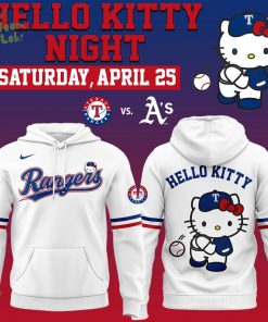 Limited Edition Texas Rangers x Hello Kitty Night Hoodie 2026