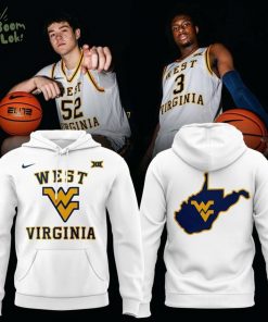 Limited edition Hoodie White THROWBACKS West Virginia Mountaineers men’s basketball for fans