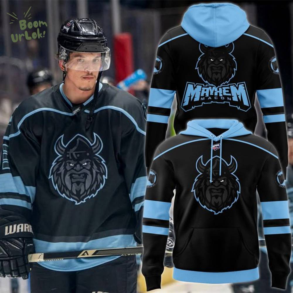 Macon Mayhem 2026 Blackout Hoodie Macon Mayhem 2026 Blackout Hoodie