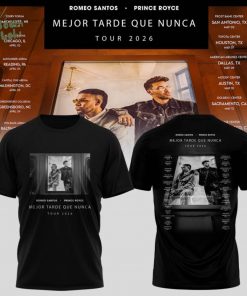 Mejor Tarde Que Nunca US & UK Tour Merch