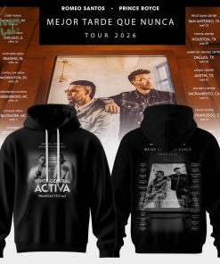 Mejor Tarde Que Nunca US & UK Tour Merch Hoodie