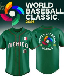 Mexico Baseball 2026 World Baseball Classic-Design For Fan-3D Baseball Jersey