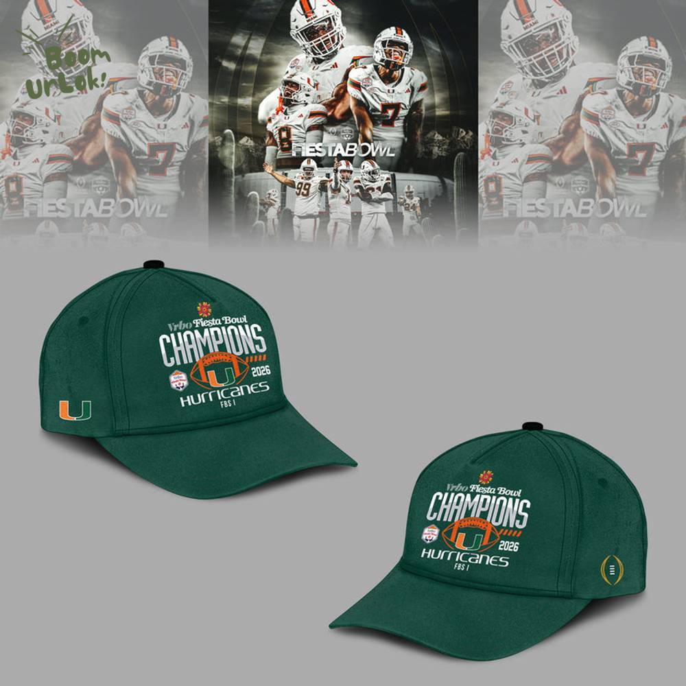 Miami Hurricanes College Football Playoff 2025 Fiesta Bowl Champions Combo Hoodie Miami Hurricanes College Football Playoff 2025 Fiesta Bowl Champions Combo Hoodie