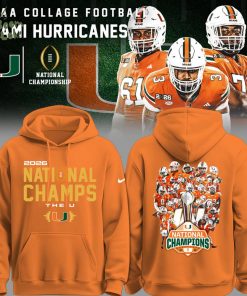 Miami Hurricanes – National Champions Limited Edition Hoodie