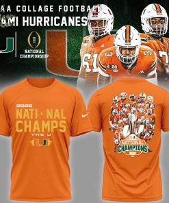 Miami Hurricanes – National Champions Limited Edition T.shirt