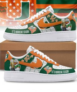 Miami Hurricanes | Premium NCAA Fiesta Bowl Champions AF1 Shoes