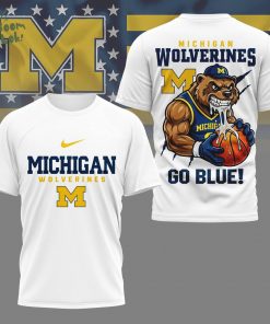 Michigan Wolverines | Premium NCAA GameDay Basketball 3D Shirt