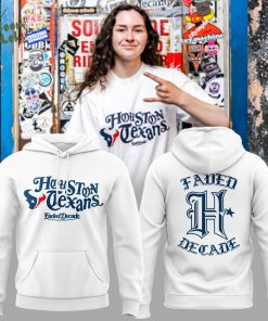 New Edition Houston Texans Collab With Faded Decade Hoodie 2025