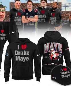 New England Patriots I Love Drake Maye Limited Edition Hoodie