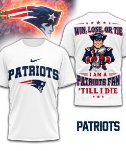 New England Patriots | Premium NFL Football Fan Till I Die 3D Shirt