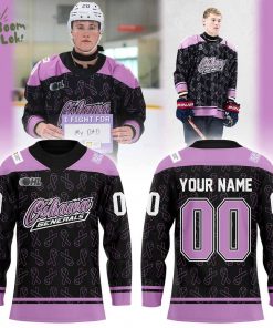 O Generals Fight Cancer 2026 Hockey Jersey Custom Name, Number