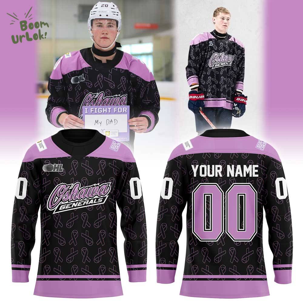 O Generals Fight Cancer 2026 Hockey Jersey Custom Name, Number O Generals Fight Cancer 2026 Hockey Jersey Custom Name, Number