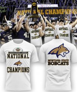 Official Montana State Football Champions T-shirt – White (Updated Version)-V2