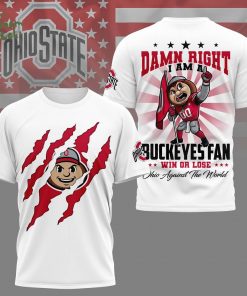 Ohio State Buckeyes | Premium NCAA Go Bucks 3D Shirt