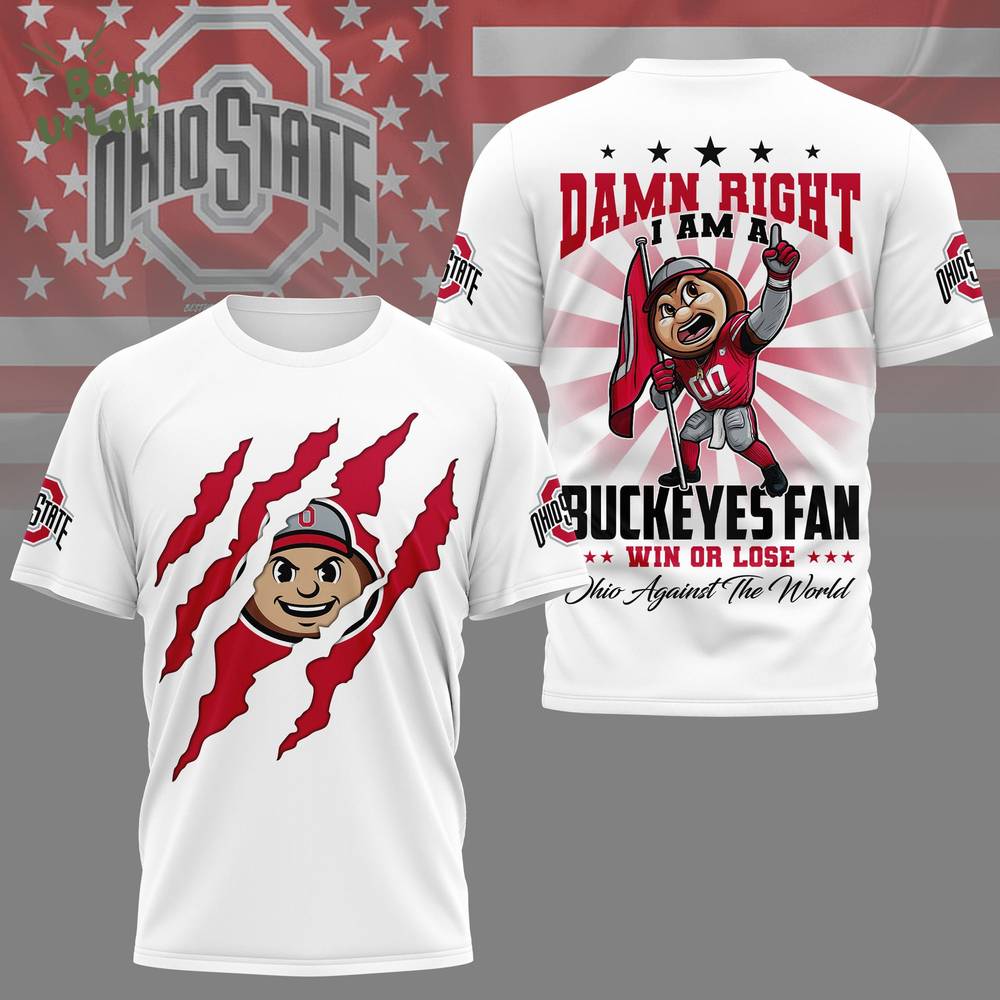 Ohio State Buckeyes | Premium NCAA Go Bucks 3D Shirt Ohio State Buckeyes | Premium NCAA Go Bucks 3D Shirt