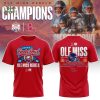Ole Miss Rebels Champions T-shirt Ver 1