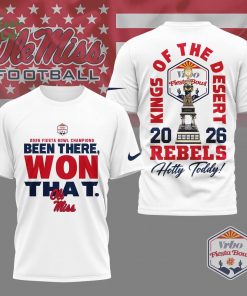 Ole Miss Rebels | Premium NCAA Fiesta Bowl Champions 3D Shirt