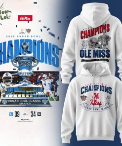 Ole Miss Sugar Bowl Champions 2026 Hoodie