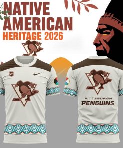 P Penguins Native American Heritage Night 2026 Combo Shirt
