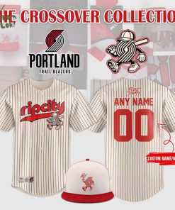 Portland Trail Blazers The Crossover Baseball Jersey 2025