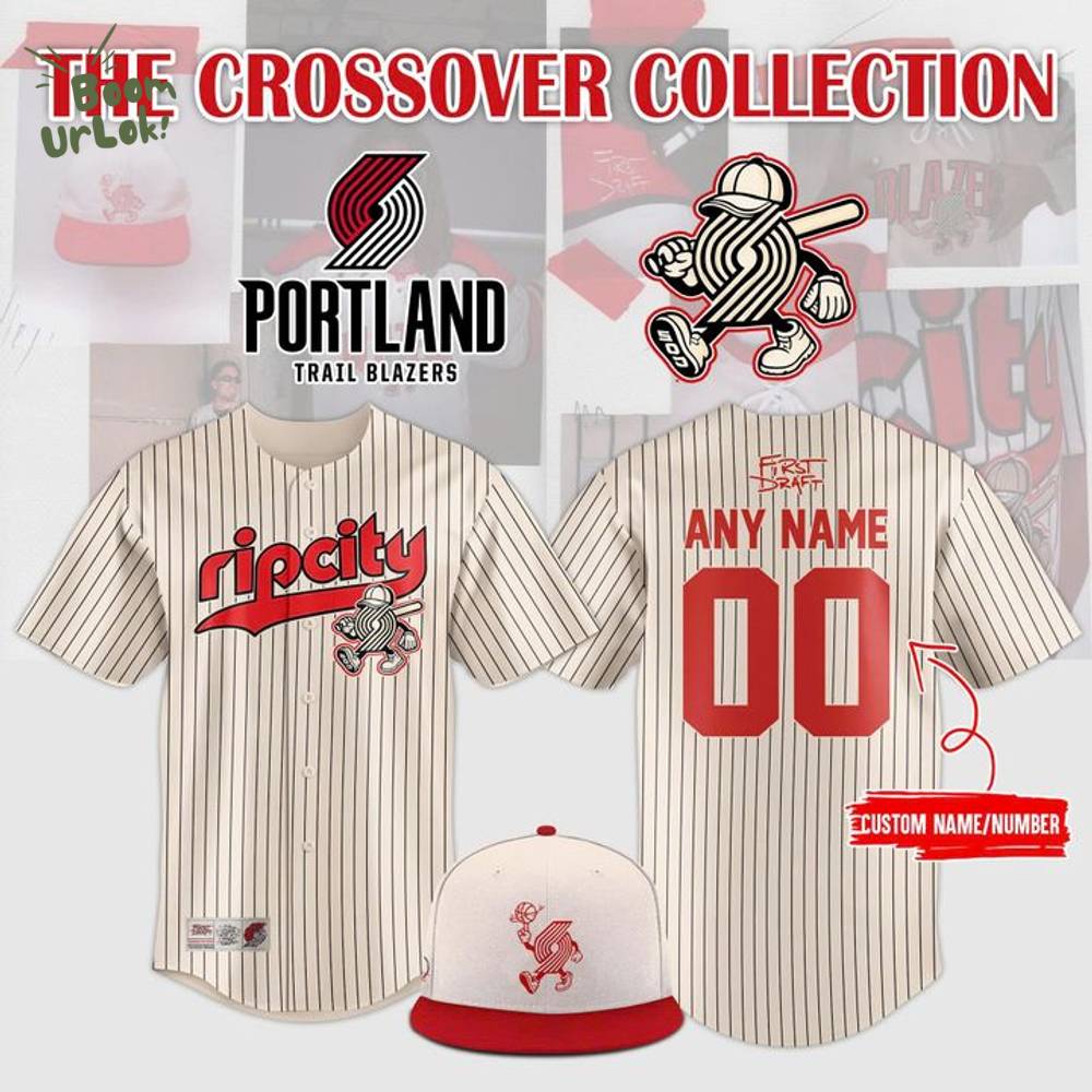 Portland Trail Blazers The Crossover Baseball Jersey 2025 Portland Trail Blazers The Crossover Baseball Jersey 2025