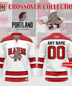 Portland Trail Blazers The Crossover Hockey jersey 2025