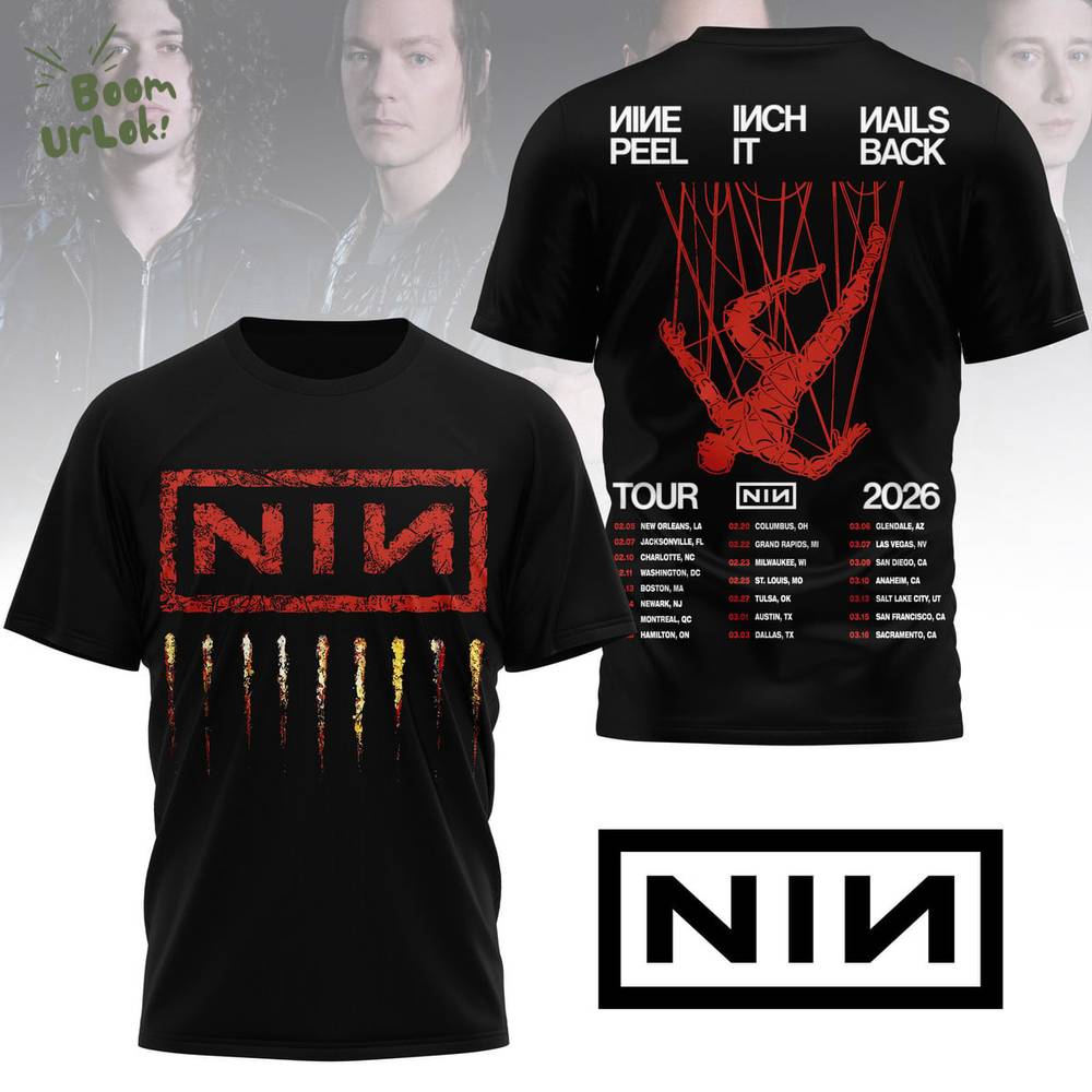 Premium NIN Tour 3D Shirt Premium NIN Tour 3D Shirt