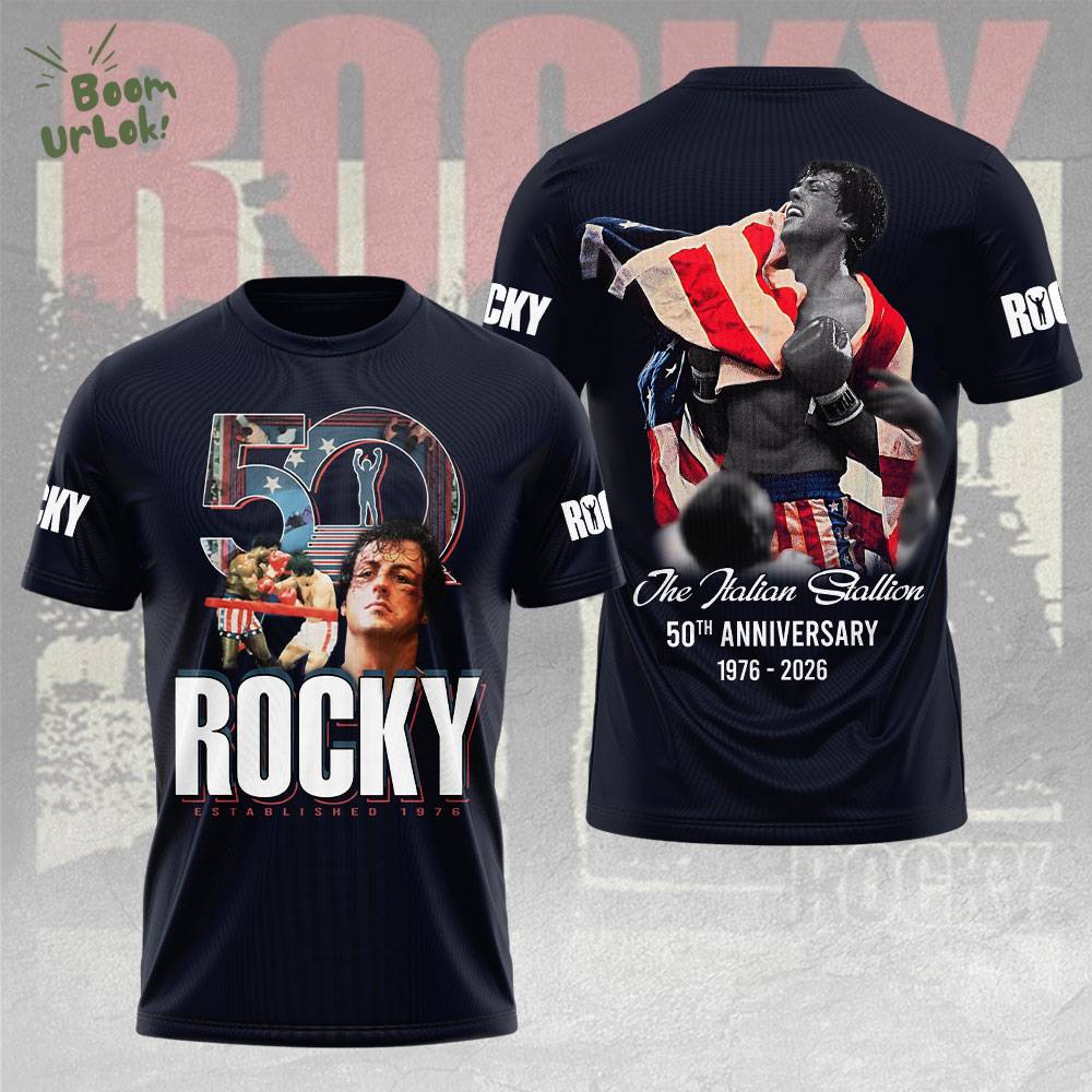 Rocky Balboa 50th Anniversary 3D Apparel Rocky Balboa 50th Anniversary 3D Apparel