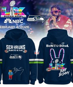 S Seahawks x Bad Bunny | Super Bowl 2026 Hoodie Limited Edition