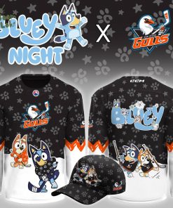 San Diego Gulls Bluey Night Game Limited Hockey Jersey