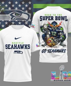 Seattle Seahawks | Premium NFL Road To Super Bowl 3D Shirt
