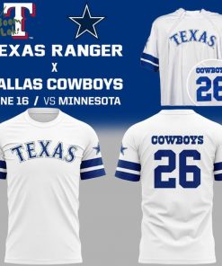 Texas Ranger x Dallas Cowboys T-Shirt – Limited Edition