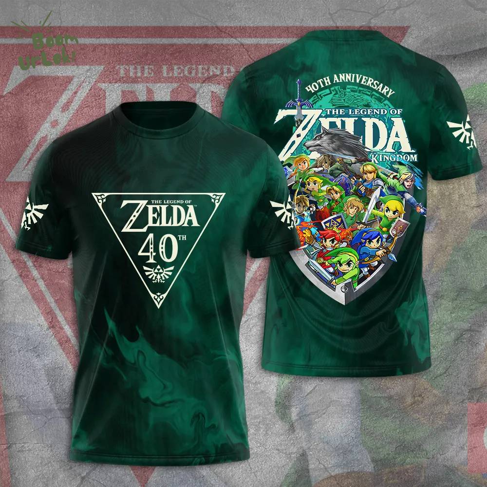 The Legend of Zelda 40th Anniversary 3D Apparel The Legend of Zelda 40th Anniversary 3D Apparel