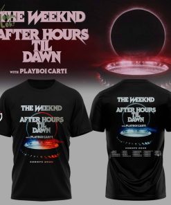 The Weeknd After Hours Til Dawn Concert T-Shirt ver2