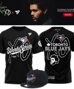 Toronto Blue Jays x The Weeknd Fanatics Royal 2025 World Series Legacy Fleece Tee