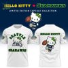 Unisex Los Angeles Rams x Helllo Kitty Night 2025 Hoodie-White (Updated Version)