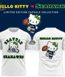 Unisex Los Angeles Rams x Helllo Kitty Night 2025 T-shirt-White (Updated Version)