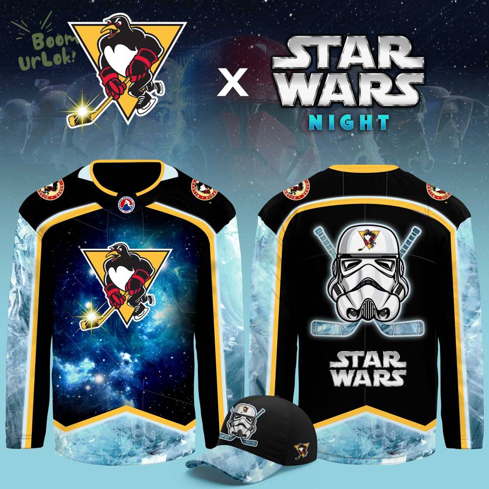 Wilkes-Barre/Scranton Penguins Star Wars Night Game Limited Hockey Jersey Wilkes-Barre/Scranton Penguins Star Wars Night Game Limited Hockey Jersey