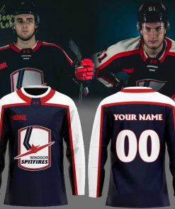 Windsor Spitfires Worn by Legends. A Spitfire classic returns Hockey Jersey Custom Name, Number